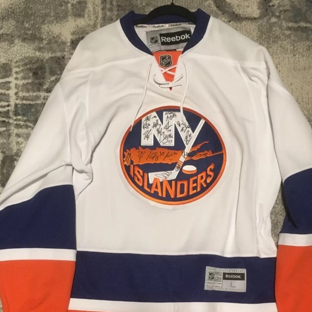 Signed Long Island Rangers Jersey.